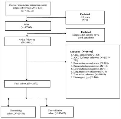 A new nomogram for predicting lung metastasis in newly diagnosed endometrial carcinoma patients: A study based on SEER